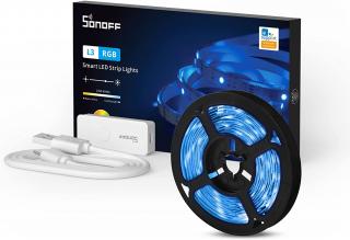 Banda LED Sonoff Wifi RGB L3-5M, 5m, Smart, IP20, Sincronizare Muzica, 90 LED m, Alimentare USB