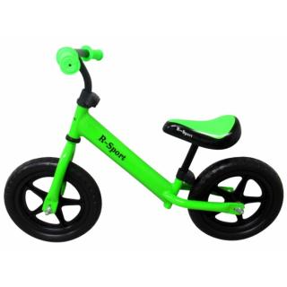 Bicicleta fara pedale cu roti din spuma EVA R-Sport R7 - Verde