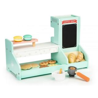 Bucatarie de lemn, coffee shop Ecotoys 4442