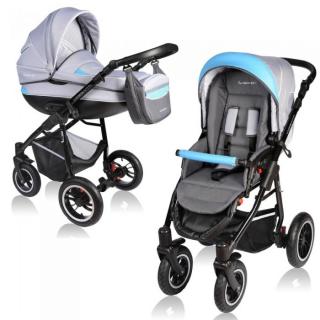 Carucior VESSANTI Crooner 2 in 1 - Blue Gray