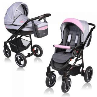 Carucior VESSANTI Crooner 2 in 1 - Pink Gray