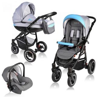 Carucior VESSANTI Crooner 3 in 1 - Blue Gray