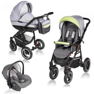 Carucior VESSANTI Crooner 3 in 1 - Green Gray