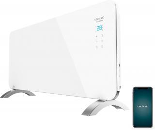 Convector Electric panou de sticla Cecotec Ready Warm 6750 Crystal Smart, Wifi, 2000 W, 20 m2, control aplicatie