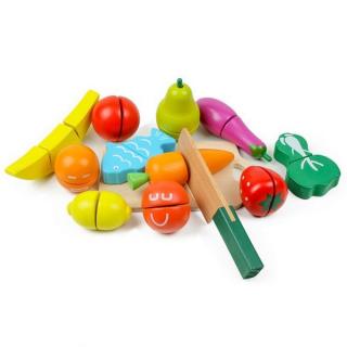 Fructe si legume din lemn ECOTOYS HM015202