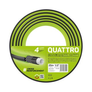 Furtun pentru gradina Cellfast QUATTRO  cu 4 straturi, 1 2  ,  Armat, 25m, protectie UV