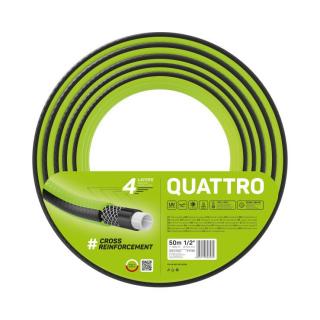 Furtun pentru gradina Cellfast QUATTRO cu 4 straturi, 1 2  , Armat, 50m, protectie UV