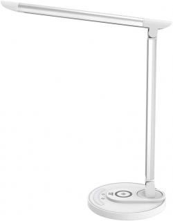 Lampa LED de birou TaoTronics TT-DL043, cu incarcator wireless, control touch, USB, 12W, 410 lm