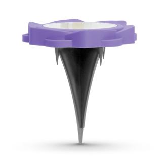 Lampa solara LED - violet - alb rece - 11,5 x 2,3 cm