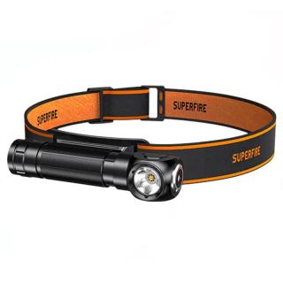 Lanterna Multifunctionala LED Superfire TH04, USB, 600lm, 120m, USB-C, suport cap, prindere magnetica