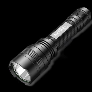 Lanterna SupFire C8-H, 15W, LED, 1500 lm, 4000 mAh, 5 moduri, rezistenta la apa, incarcare USB, Negru
