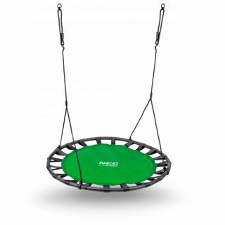 Leagan tip cuib pentru copii, 120 cm, 150 kg, Neo-Sport 1031, Verde