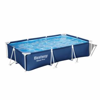 Piscina supaterana cu cadru metalic si filtru de circulatie a apei - PVC - 300 x 201 x 66 cm - Bestway