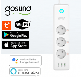 Prelungitor Smart Gosund P1, Wifi, 15W. 3A