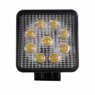 Proiector Led Auto Off Road forma patrata - 27W - 9 Led SMD