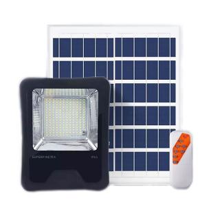 Proiector solar LED Superfire FF1-B, Senzor Lumina, 3 tipuri iluminare, 41W, 320lm, 5000mAh, Telecomanda   Supfire