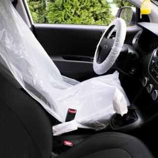 Set 200 huse protectie auto in service pentru scaun, volan, frana mana, maneta viteza, picioare