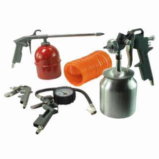 Set aparat vopsit si scule pneumatice 5 piese pentru uz general