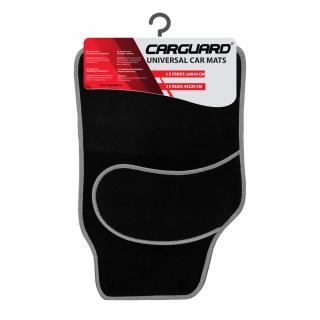 Set covorase auto textile universale Carguard 64 x 44 cm   44 x 29 cm - negru - gri