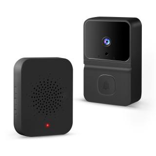 Set sonerie video Smart Night Vision comunicatie audio, control telefon - Wi-Fi - baterie - HD - negru