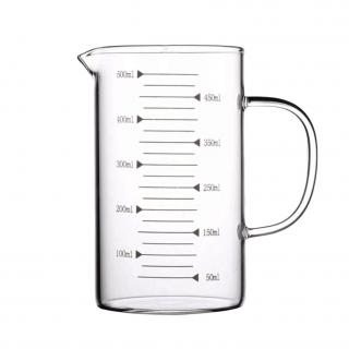 Cana Gradata din sticla borosilicata, 500 ml