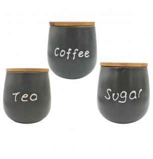 Set 3 recipiente SUGAR+TEA+COFFEE