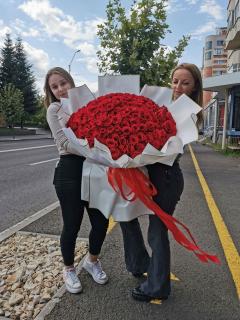 Buchet 201 Trandafiri Rosii