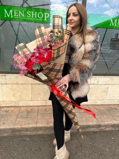 Buchet Burberry  Red Roses