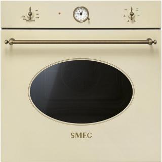 Cuptor electric incorporabil 5+1 functii, Smeg Coloniale,60 cm crem