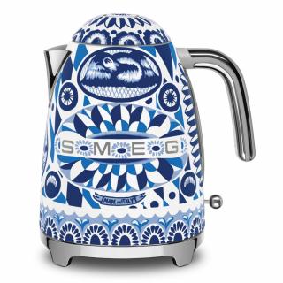 Fierbator electric Smeg  DolceGabbana,decorat special Blu Mediterraneo