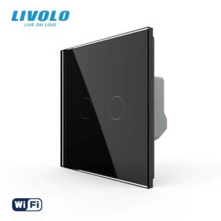 Intrerupator dublu wireless cu touch Livolo serie noua