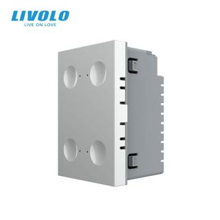 Modul intrerupator cvadruplu cu touch integrat Livolo Serie noua standard Italian