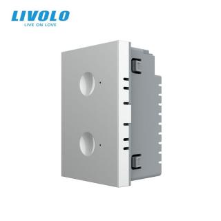 Modul intrerupator dublu cu touch integrat Livolo Serie noua standard Italian