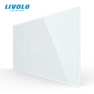 Panou intrerupator 2 x dublu pentru doza 4M - standard italian
