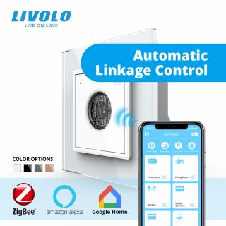 Senzor control sunet si lumini Zigbee control din aplicatia Livolo