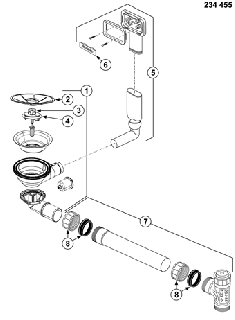 Sistem de scurgere In Fino fara pup-up control 3.5 Blanco 234455