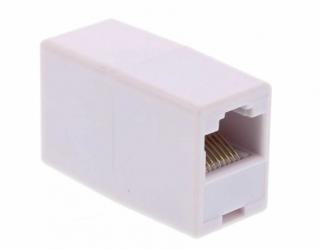 Adaptor RJ45 mama - mama (8P8C) alb Well