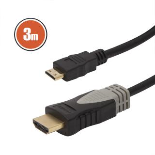 Cablu mini HDMI ,   3 mcu conectoare placate cu aur