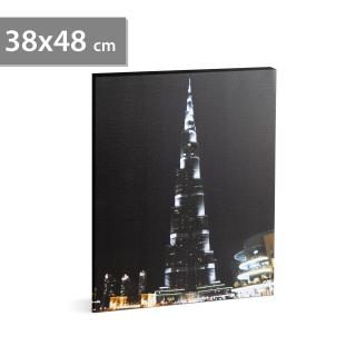 FAMILY POUND - Tablou cu LED -   Burj Kalifa  , 2 x AA, 38 x 48 cm