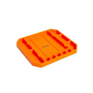 HANDY - Tava cauciuc pentru unelte, cu compartimente si rigla - 26 x 23,5 x 2,5 cm