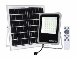 Proiector solar Well 100W, panou solar 15W, lumina rece