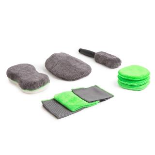 Set burete auto cu microfibre - 9 piese set