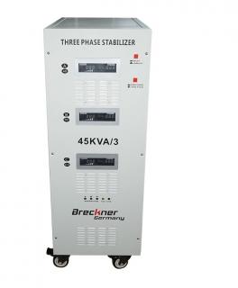 Stabilizator automat de tensiune 45KVA, 36KW trifazat cu servomotor