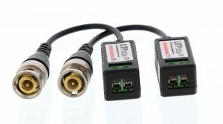 Video balun HD cu surub pentru cablu UTP FTP