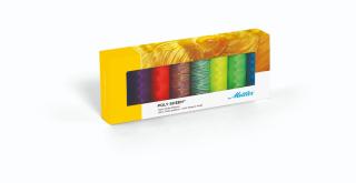 Ata Brodat Mettler Poly Sheen Kit Neon, set 8 buc, No.40 200m