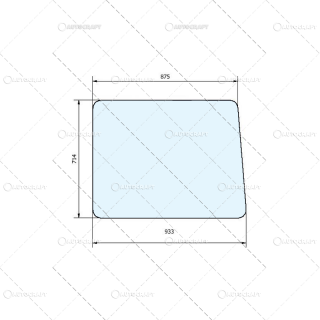 933x714 GEAM LATERAL FIX SPATE STANGA SAU DREAPTA CABINA PATRATA TRACTOR U650