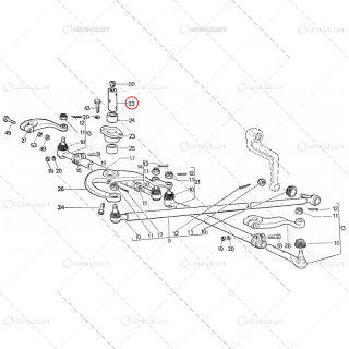 BOLT PARGHIE DIRECTIE CENTRALA TRACTOR U445 40.30.209