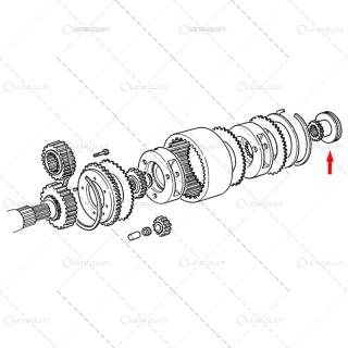 BUCSA CUPLARE TRANSMISIE FIAT Z-16 Z-18