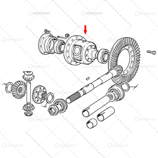 CARCASA DIFERENTIAL SPATE COMPLETA FIAT