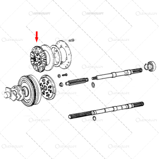 DISC AMBREIAJ POWERSHIFT FIAT